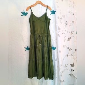 Gorgeous JFW army green maxi dress size 5